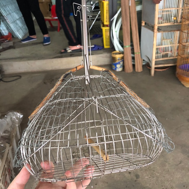 Lồng bẫy chim khuyên inox