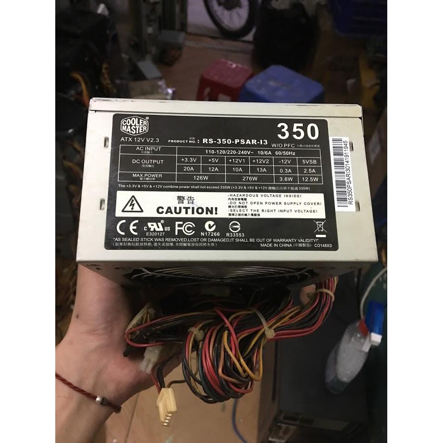 Nguồn máy tính 350w cooler master tháo case chạy cực bền
