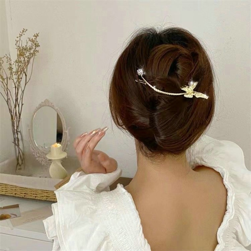 Kẹp Tóc Đính Ngọc Trai Thời Trang Cho Nữ