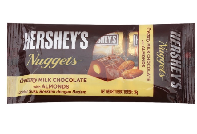 Socola Hershey’s Nuggets Kem Sữa Hạnh Nhân 56g/ 28g