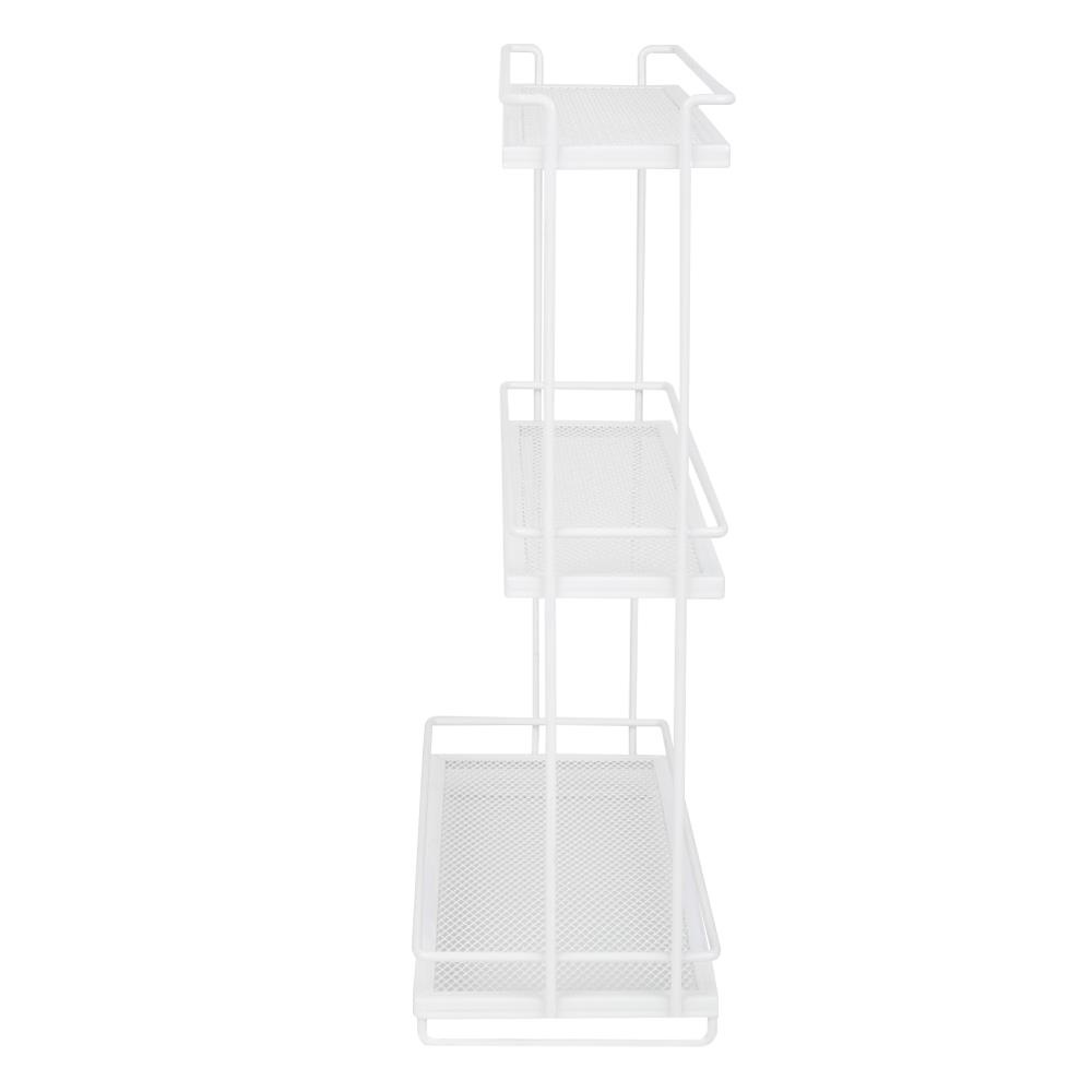 HomeBase KECH Kệ bếp 3 tầng bằng thép sơn mạ Thái Lan W31xD13xH40cm màu trắng