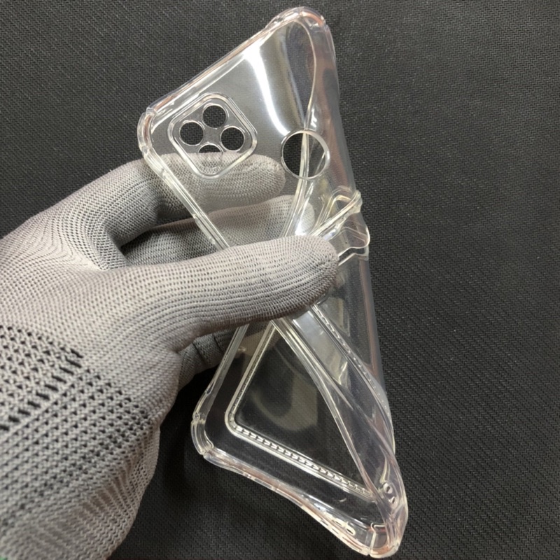 Ốp Lưng Xiaomi Redmi 9C / 10A / Poco C31 Trong Chống Sốc Gù Bảo Vệ Camera Kèm Ngăn Đựng Thẻ Card, Hình Ảnh