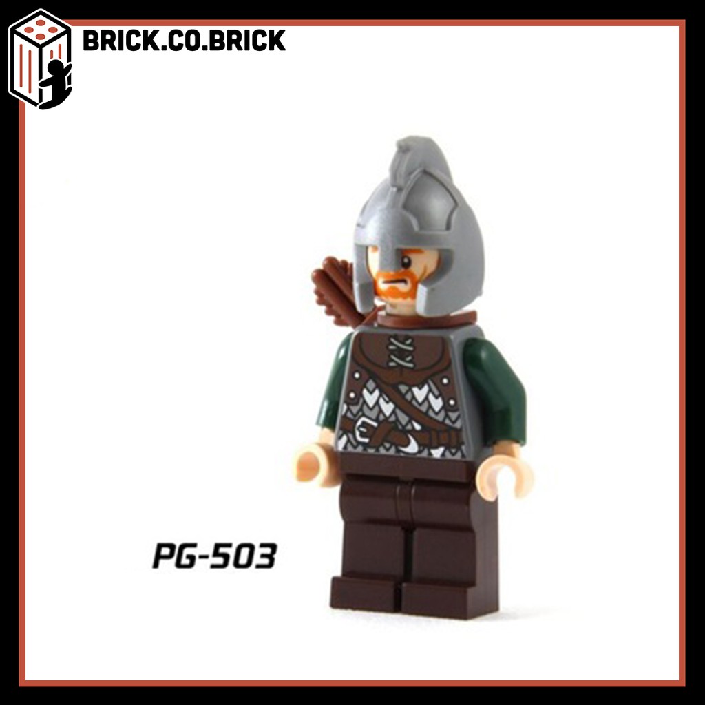 POGO 8031 - Đồ chơi lắp ráp nonlego và minifigure Những người lính trong phim Chúa tể của những chiếc nhẫn