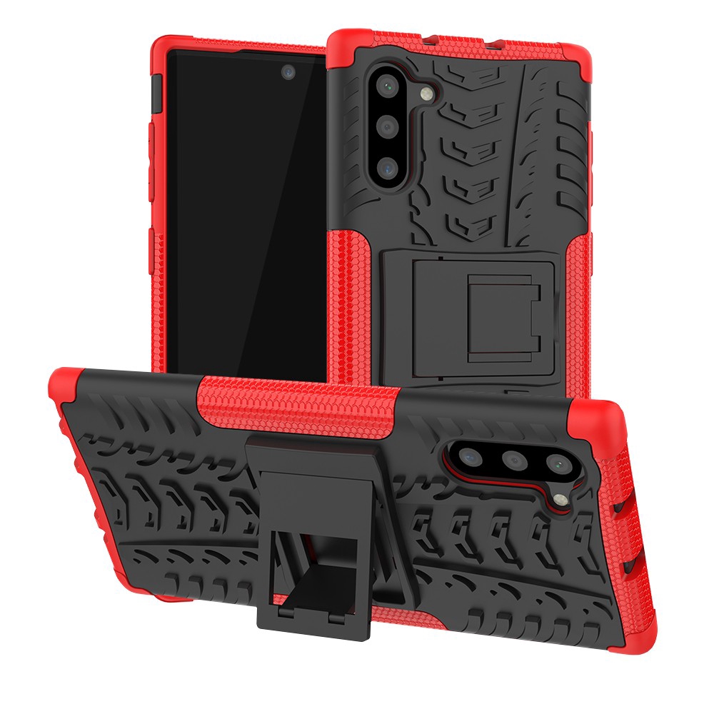 Ốp điện thoại TPU PC có giá đỡ kiểu dáng armor cho Samsung Galaxy Note 10/ Note 10 Plus