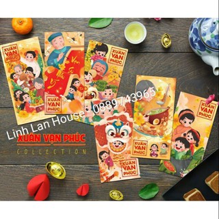 [SIÊU RẺ-SỈ INBOX] 06 Bao Lì Xì Tết 2020 Đẹp Dày - Xuân Vạn Phúc