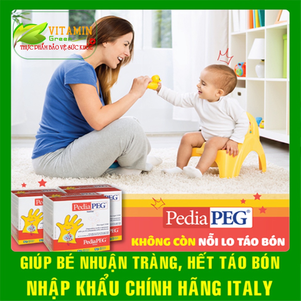 PediaPEG giúp bé nhuận tràng hết táo bón  | Nhập khẩu chính hãng Italy