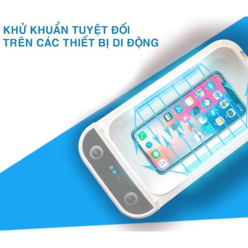 MÁY KHỬ TRÙNG KIỀM, NHÍP NỐI MI TIA UV Đa năng khử điện thoại,chìa khoá,...