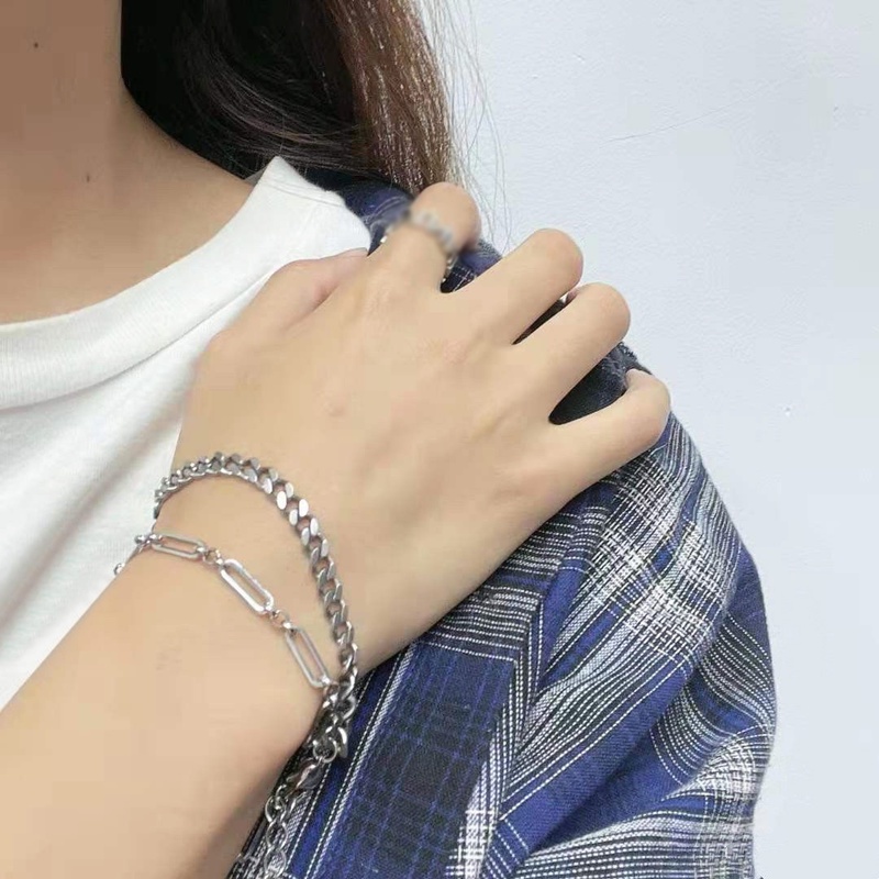 Vòng tay thép titan hình trái tim thời trang cho cặp đôi