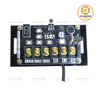 Mạch nháy theo nhạc 7 màu RGB 45ống suất cao
