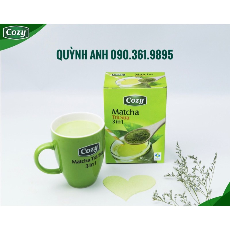 Cozy Matcha trà sữa 3 in 1