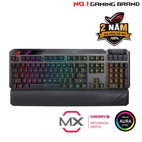 Bàn phím ASUS ROG C[ELGAME10 giảm 10%]Laymore II RGB Aura Sync