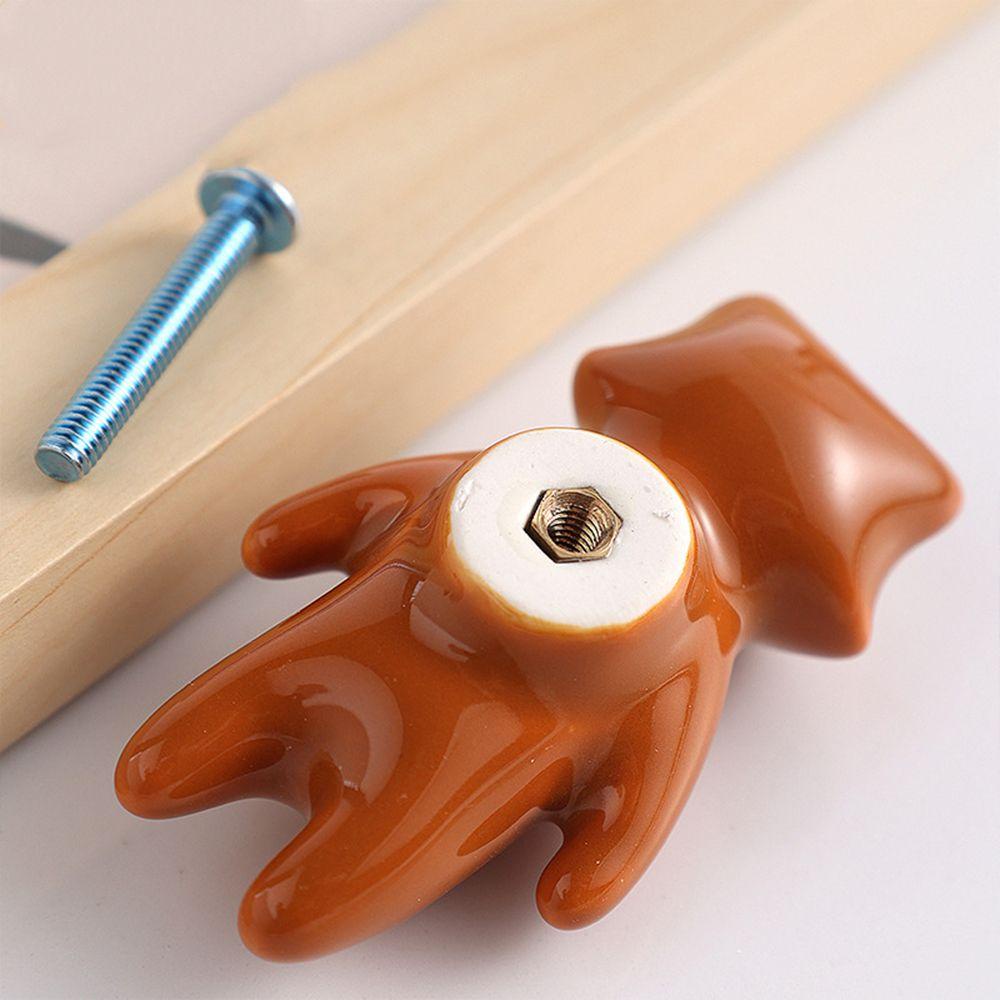 Bộ 2 Núm Kéo Cửa Tủ Bằng Gốm Cho Phòng Bé