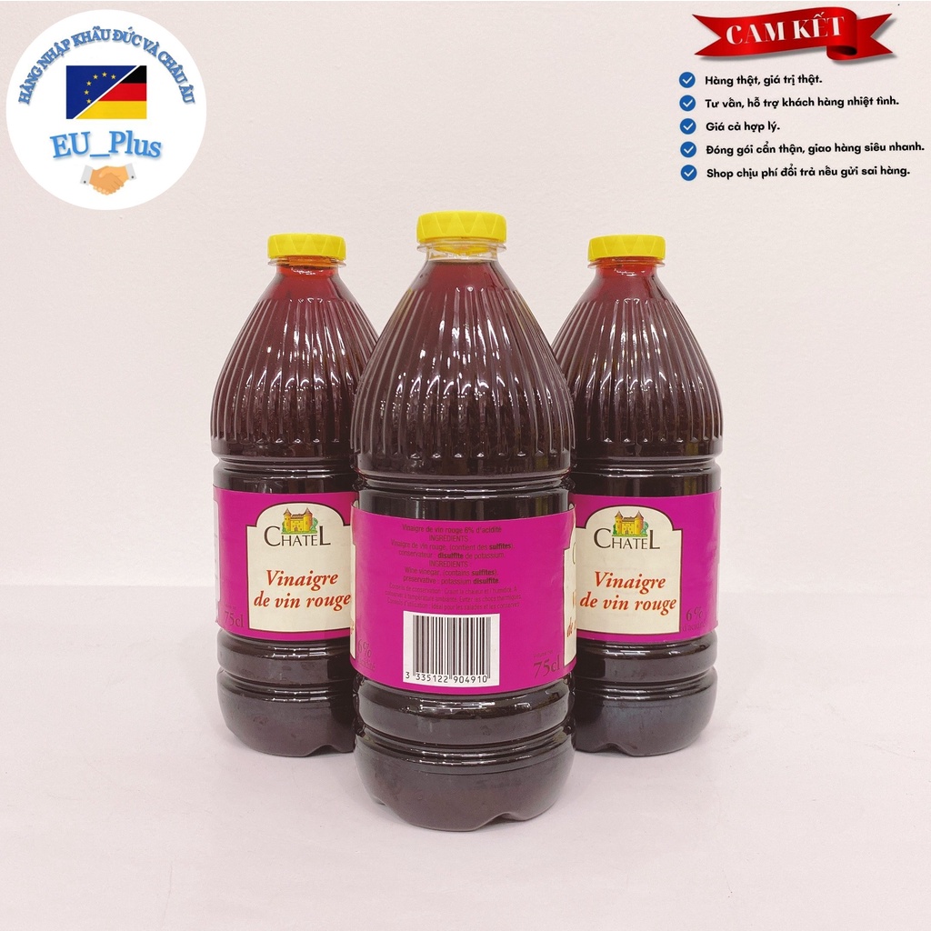 Hàng Nhập Khẩu Giấm trắng Chatel Vinaigre 750ml – Nhập khẩu từ Pháp