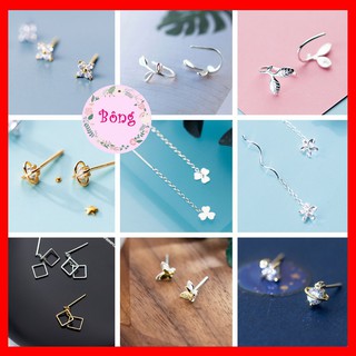 Bông tai bạc 925 nhiều mẫu độc đáo, cá tính