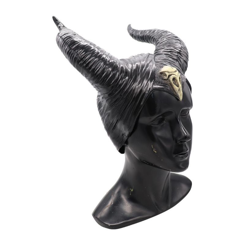 Mũ cosplay Halloween Tiên Hắc Ám Maleficent Có Sừng Phiên Bản 2014 và 2019