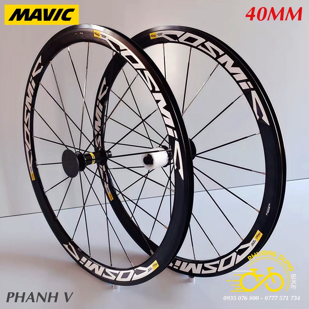 Bộ vành nhôm xe đạp MAVIC COSMIC ELITE 700Cx40mm - CỐI NỔ