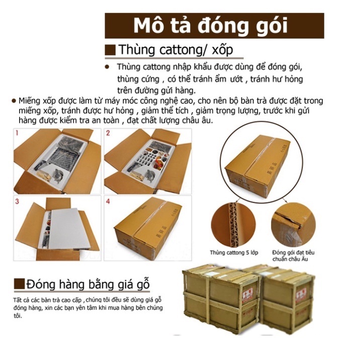 Bàn trà điện gỗ Hương liền khối kèm bếp tự động pha trà thông minh làm quà tặng sang trọng và lịch sự