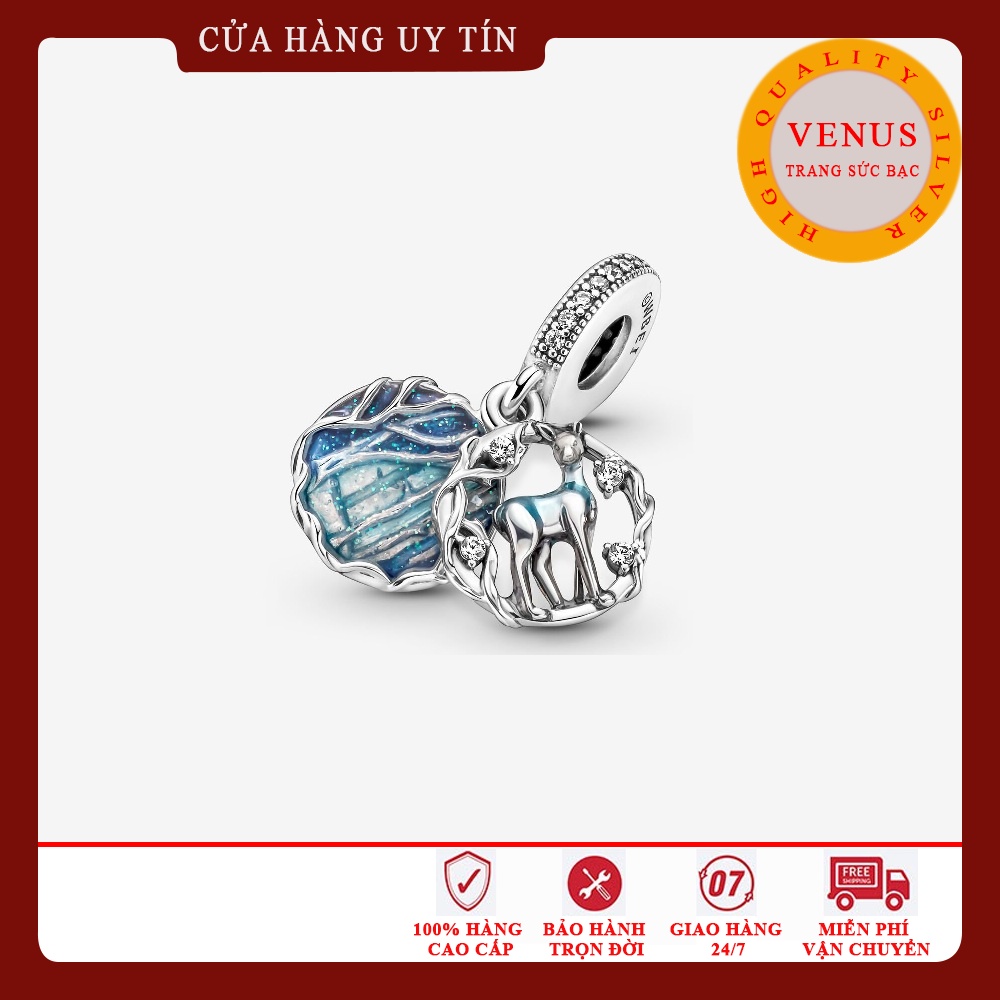 Charm con nai- Bộ sưu tập charm Harry Poter- Trang sức bạc Venus