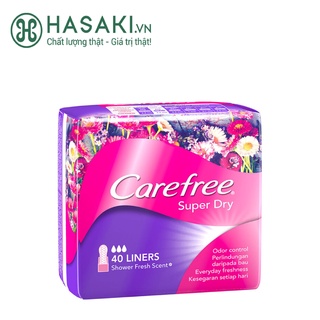Băng Vệ Sinh Carefree Hàng Ngày Siêu Thấm Super Dry 40 Miếng