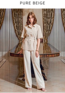Áo sơ mi linen Max Studio xuất Hàn xịn