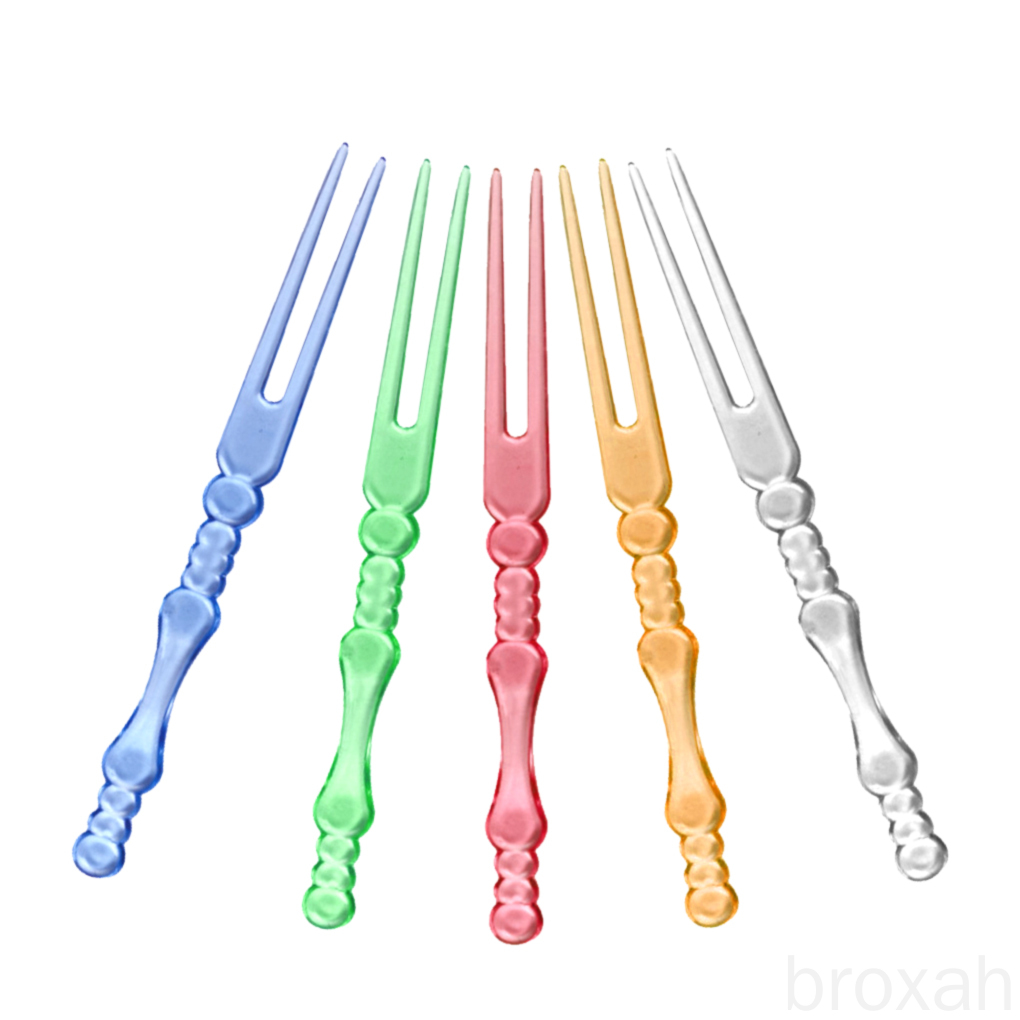 Set 80 Nĩa Nhựa 2 Đầu Thiết Kế Đa Chức Năng Tiện Dụng