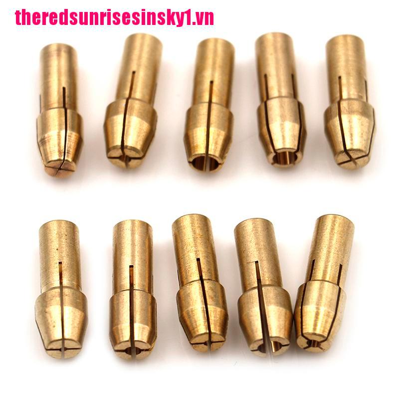 BITS Bộ 10 Đầu Kẹp Mũi Khoan 0.5-3.2mm 4.8mm