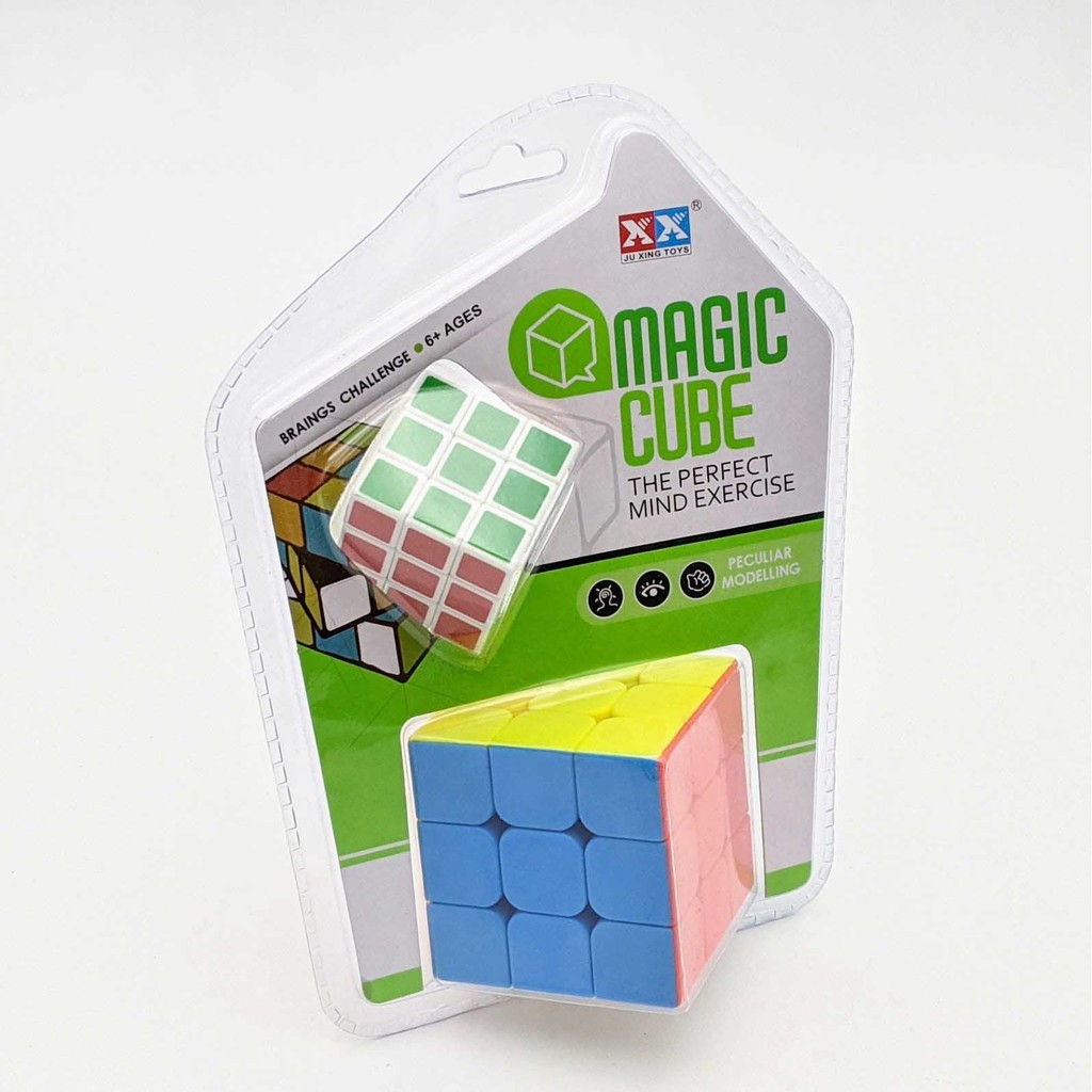 Bộ 2 Rubik 3x3 - Rubic 3 tầng Stickerless nâng cao khả năng tư duy