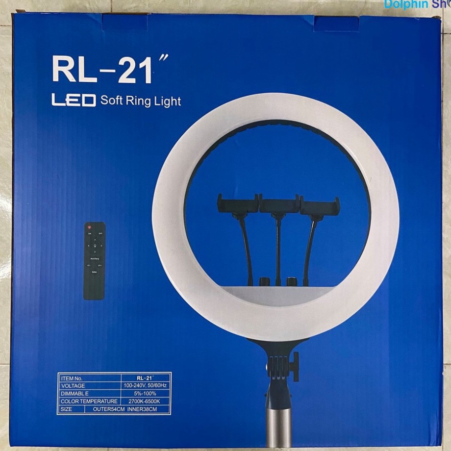 Đèn livestream 16cm 26cm 30cm 36cm 45cm 54cm kèm chân đỡ đèn bằng sắt dài 2m1 nhập khẩu mới 100%