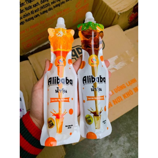 Thạch hút trái cây Alibaba Thái Lan 100ml