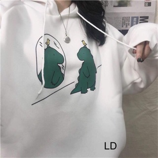 Áo hoodie khủng long đội gà _LD