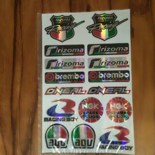 Bộ tem trang trí xe máy racingboy