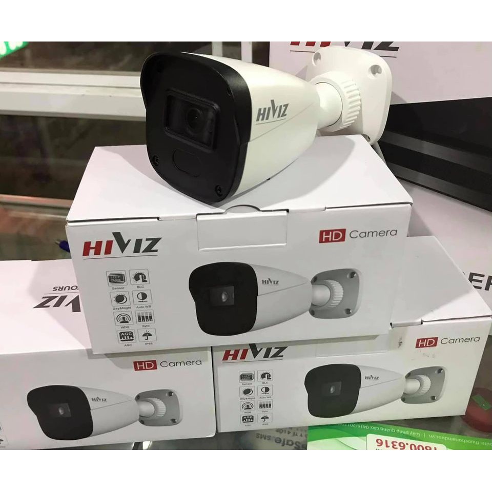 Camera Hiviz HZI-B12E3L-PA2 - Chống nhiễu hình ảnh 3D DNR - Chính hãng - BẢO HÀNH 24 THÁNG