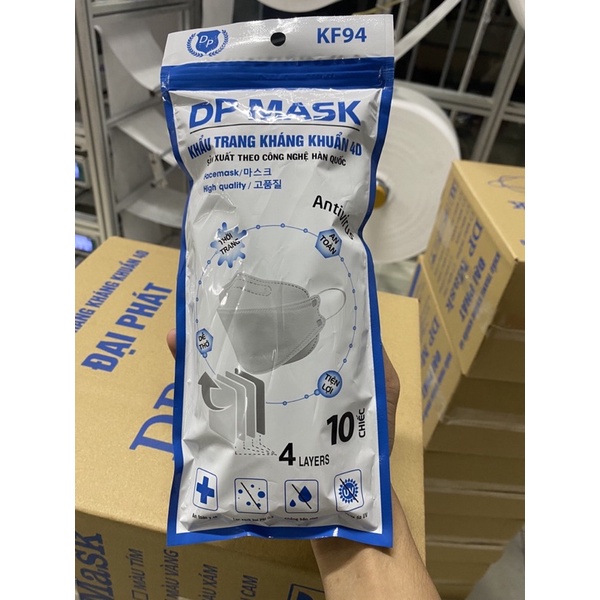 THÙNG KHẨU TRANG 4D KF 94 MINI MASK BÁN BUÔN SIÊU RẺ