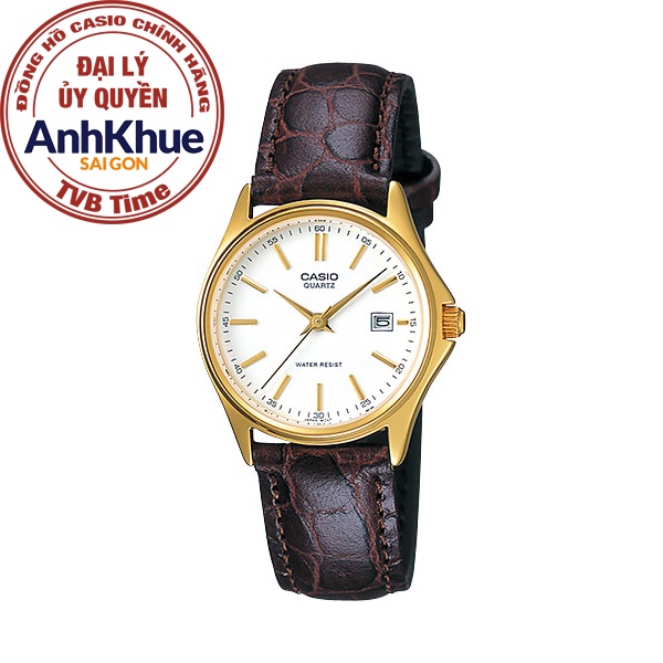 Đồng hồ nữ dây da Casio chính hãng Anh Khuê LTP-1183Q-7ADF (28mm)