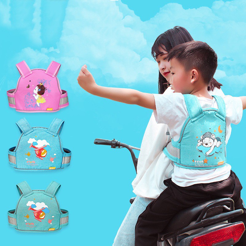Dây Đai Bảo Vệ An Toàn Chống Ngã Cho Bé Khi Đi Xe Máy