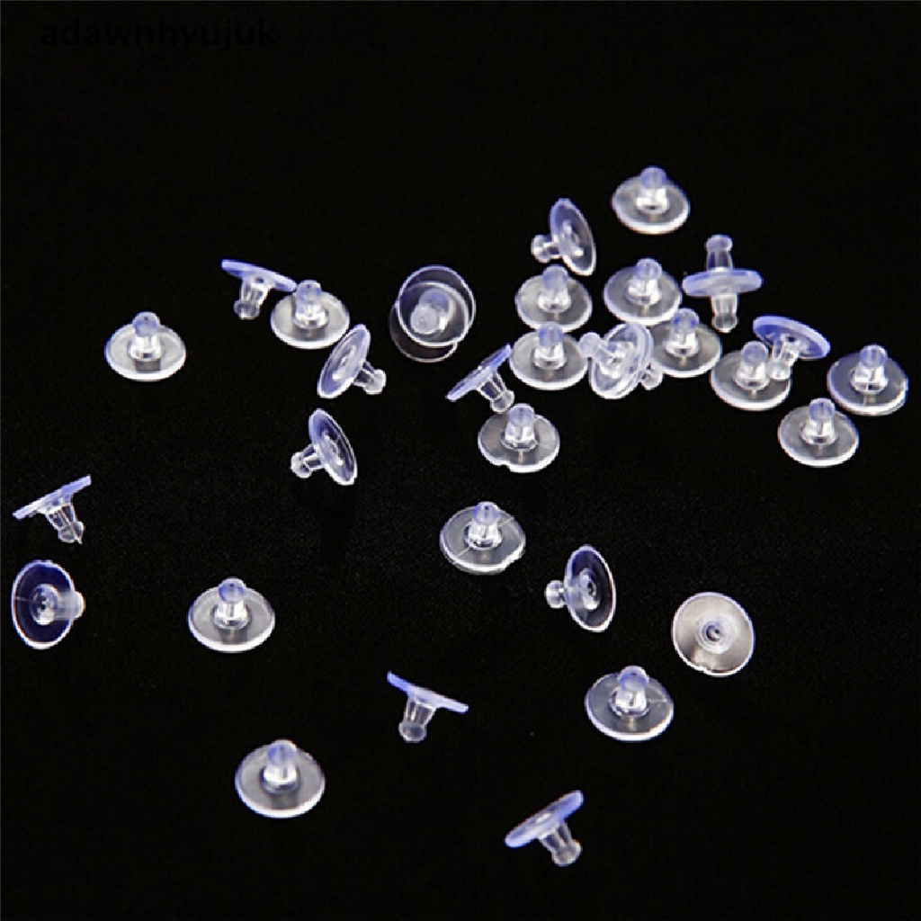 Set 50 Nút Silicon Mềm Chặn Bông Tai Chịu Được Sức Nặng