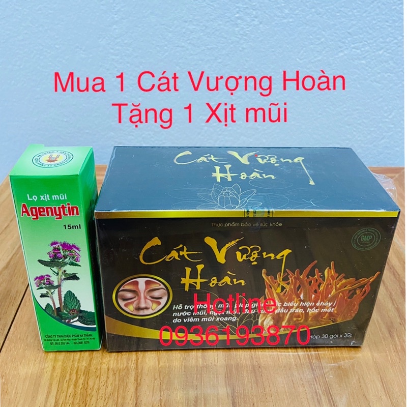 ✅ CÁT VƯỢNG HOÀN  [CHÍNH HÃNG] ❤️ CÁT VƯỢNG HOÀN HỖ TRỢ VIÊM MŨI XOANG