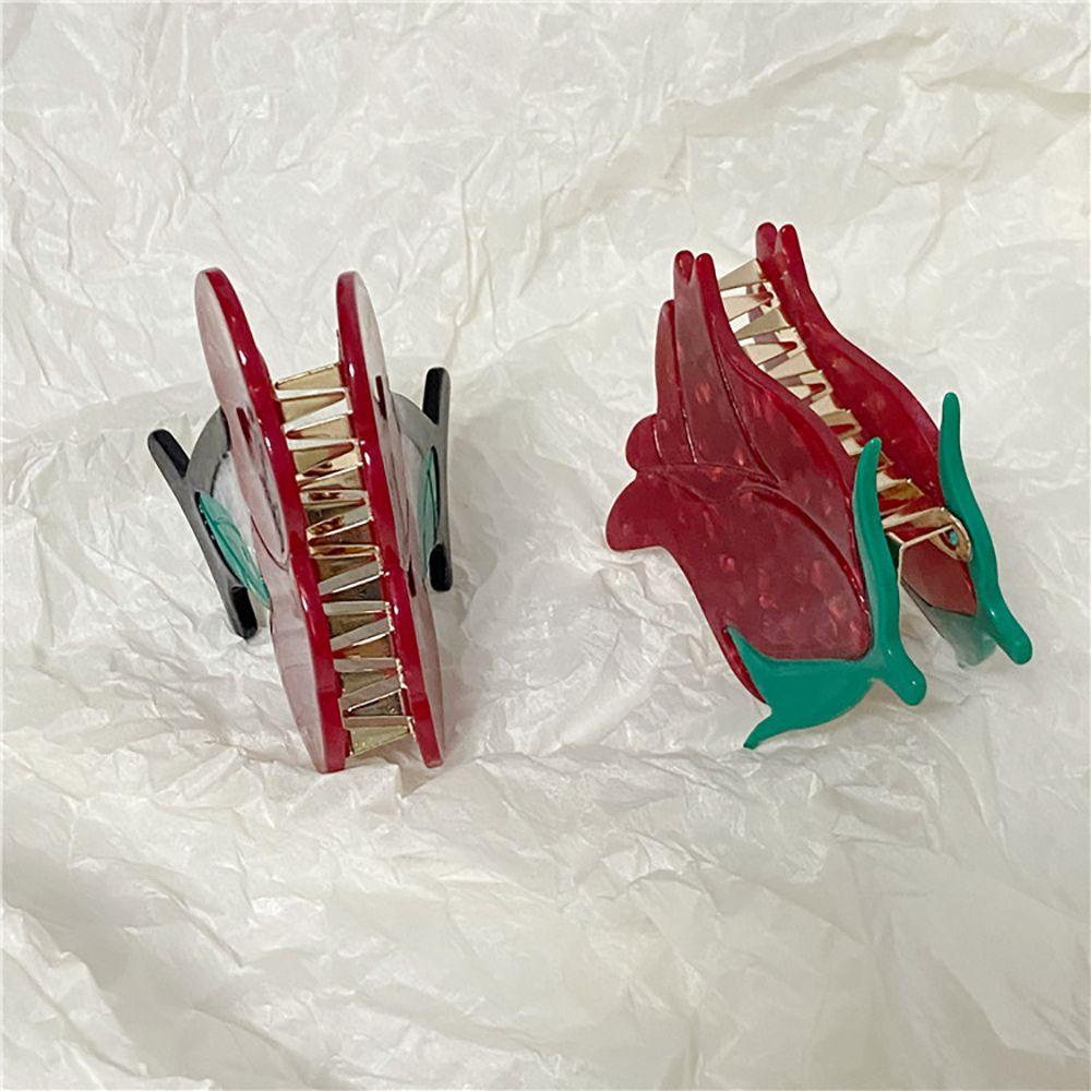 SOMEDAYZL Kẹp Tóc Hình Hoa Hồng Dễ Thương Cho Nữ