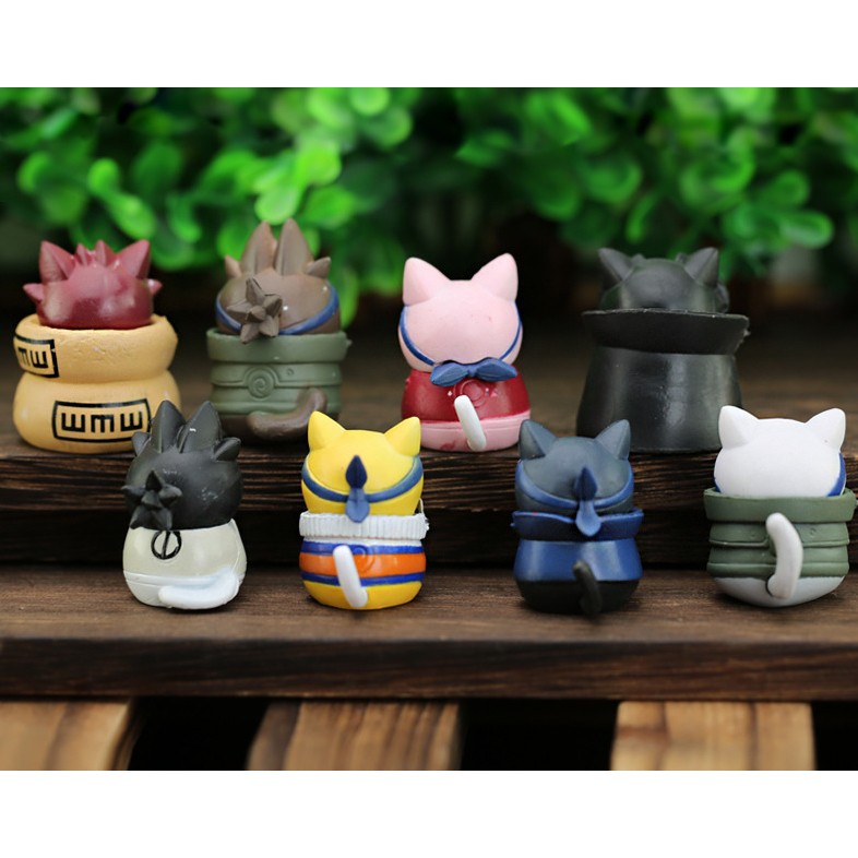 Mô hình mèo Naruto tsum tsum