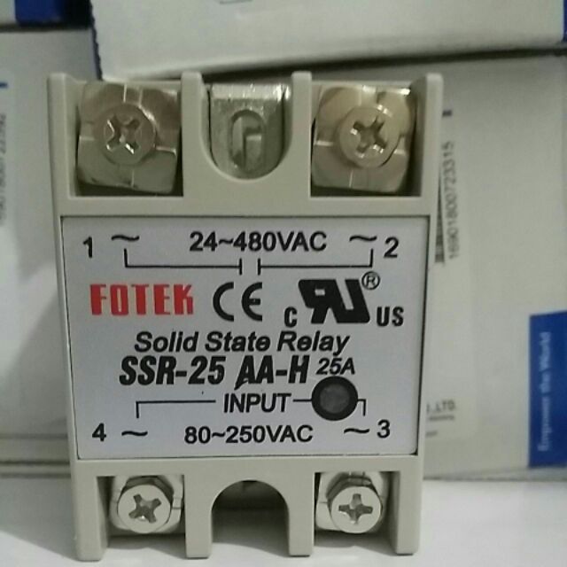 Rơ le bán dẫn Solid FOTEK SSR 25AA-H, 25DA-H, 25DD-H, 25VA-H