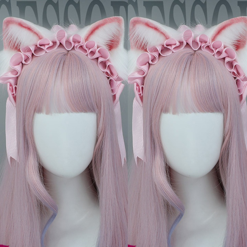 Băng Đô Tai Mèo Dễ Thương Cho Bé Hóa Trang / Rửa Mặt