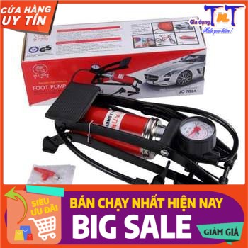 Bơm đạp chân chính hãng, có đồng hồ đo áp suất. Nhẹ nhàng dễ sữ dụng. bơm nhanh