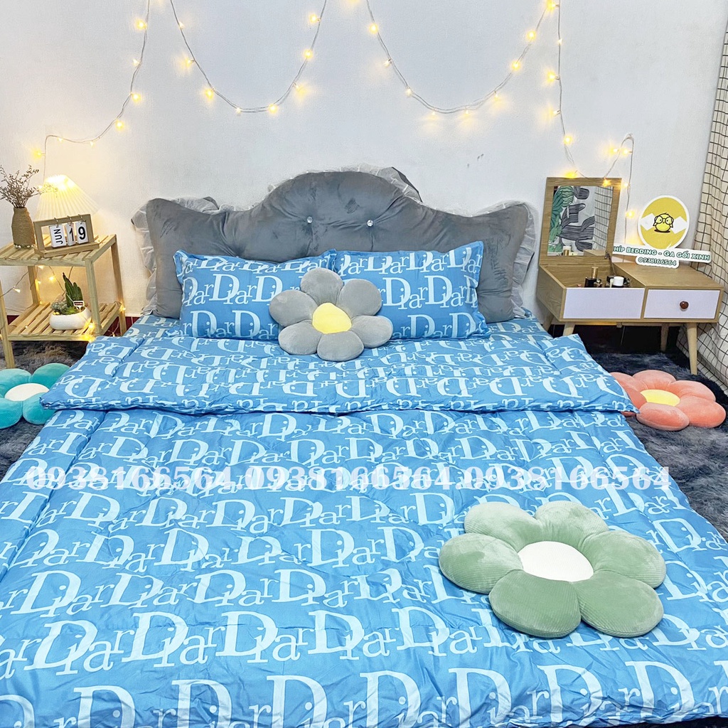 TRỌN BỘ COTTON POLY 5 MÓN CHĂN PHAO DÀY DẶN HÀNG VN NHIỀU MẪU - ĐỦ KÍCH THƯỚC