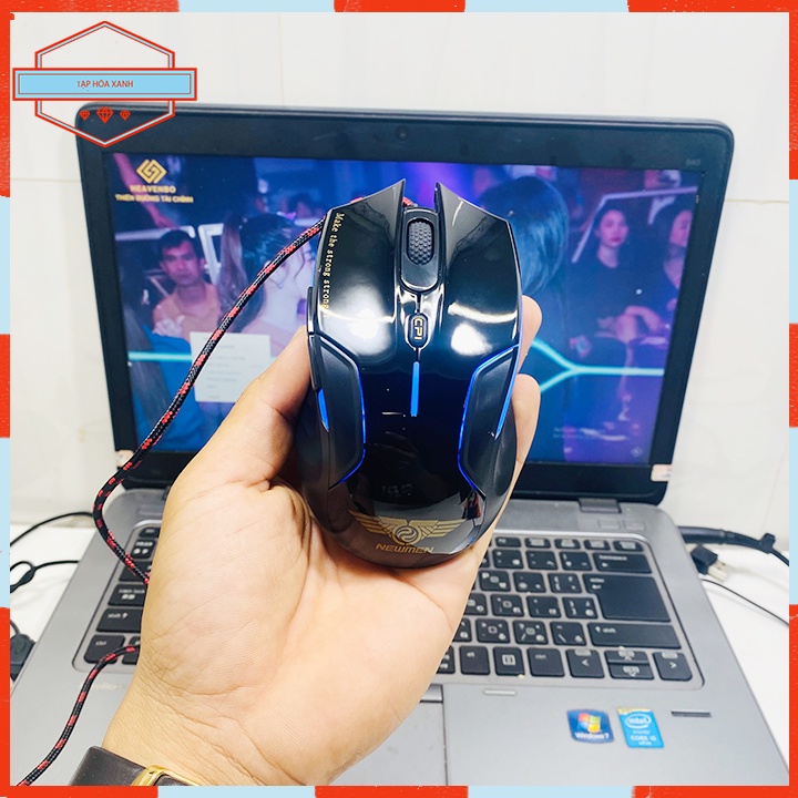 Chuột Máy Vi Tính Laptop PC Gaming Có Dây NEWMEN N500 PLUS Usb Chính Hãng Mouse Chuyên Game