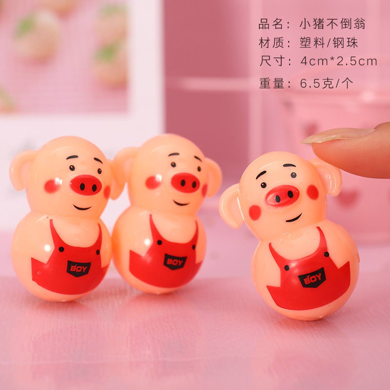 Lật Đật Hình Con Heo Lật Đật Mini Dễ Thương Làm Đồ Chơi Thông Minh Cho Bé Và Trang Trí Nhà Cửa Thông Minh