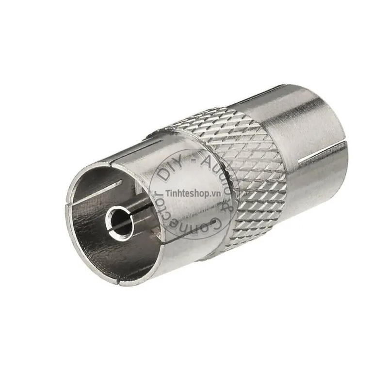 Đầu nối cổng RF TV 9.5mm cái sang cái cho ăng ten TV clear key Đầu thu kỹ thuật số Đầu DVB