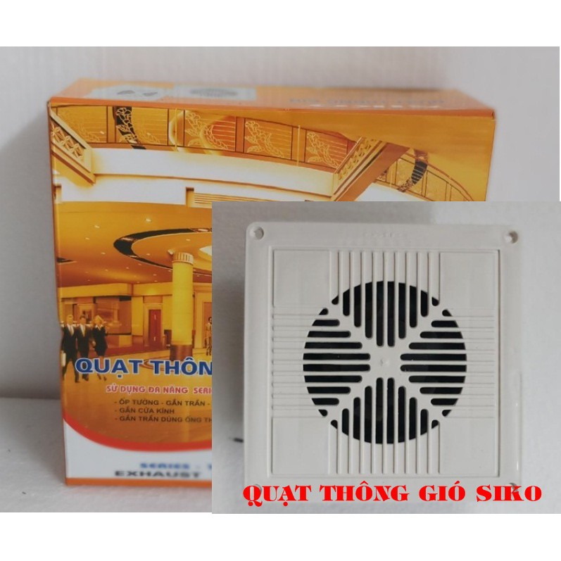 Quạt hút thông gió âm trần Siko 1 chiều