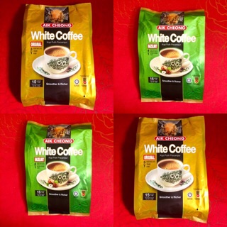 Cà phê trắng White Coffee Aik Cheong Original/Hazelnut 600g
