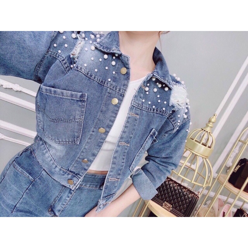 ÁO KHOÁT JEAN ĐINH HÌNH THẬT CM 308