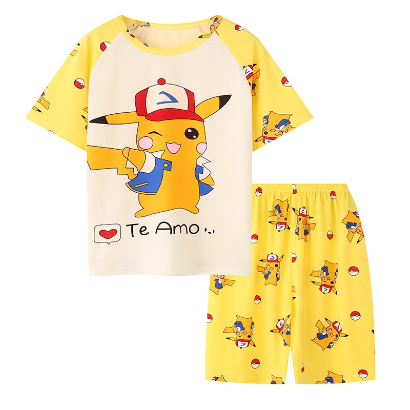 Bộ Đồ Ngủ 2 Món 2021 Họa Tiết Hoạt Hình Dễ Thương Dành Cho Bé Gái